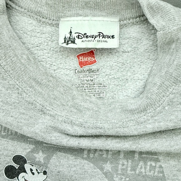 Disney Parks / Disneyland Resort Crewneck Sweater with Mickey Mouse Size M - Picture 3 of 5